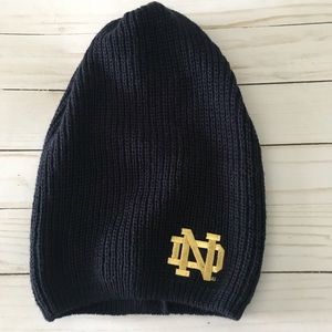 NWOT Notre Dame slouchy beanie